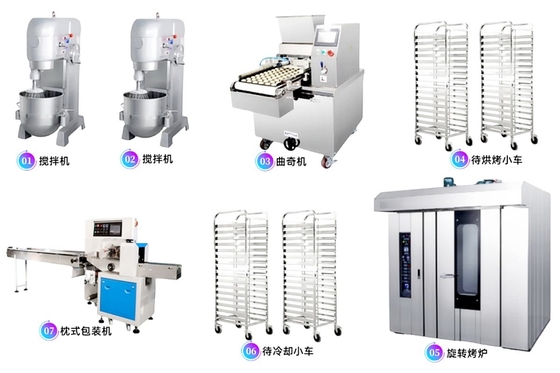 Pastry Packing Cookie Forming Machine 304 Stainless Steel Material 80-150Pcs/Min