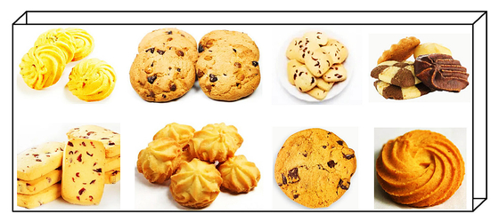 Commercial Pastry Equipment 2 In 1 Jenny Cookie Cup Cake Depositor Machine PD400B