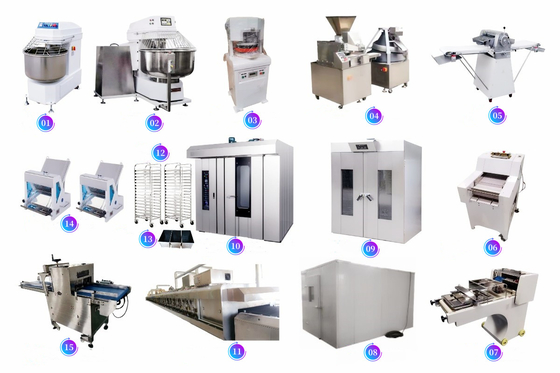 Customized 60L 50kg Flour Bread Dough Mixer Machine