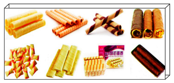 Crispy Egg Roll / Wafer Stick Making Machine, Egg Roll Production Line, Egg Roll /Wafer Stick Making Line Machinery