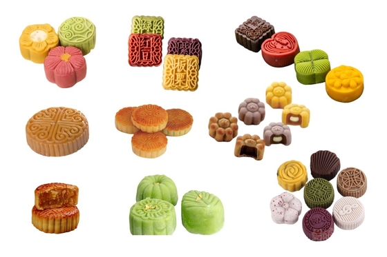 Chocolate Filling Moon Cake Production Line,Center Filled Moon Cake Making Machine, Moon Cake Processing Line Equipment